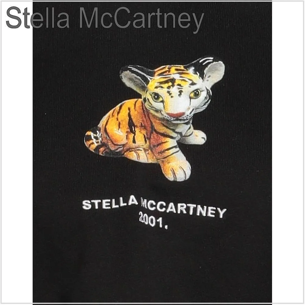 Stella McCartney  |Long Sleeves Cotton Logo Hoodies & Sweatshirts