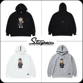 STIGMA  |[ STIGMA ]★EMB COMPTON BEAR OVERSIZED HEAVY SWEAT HOODIE