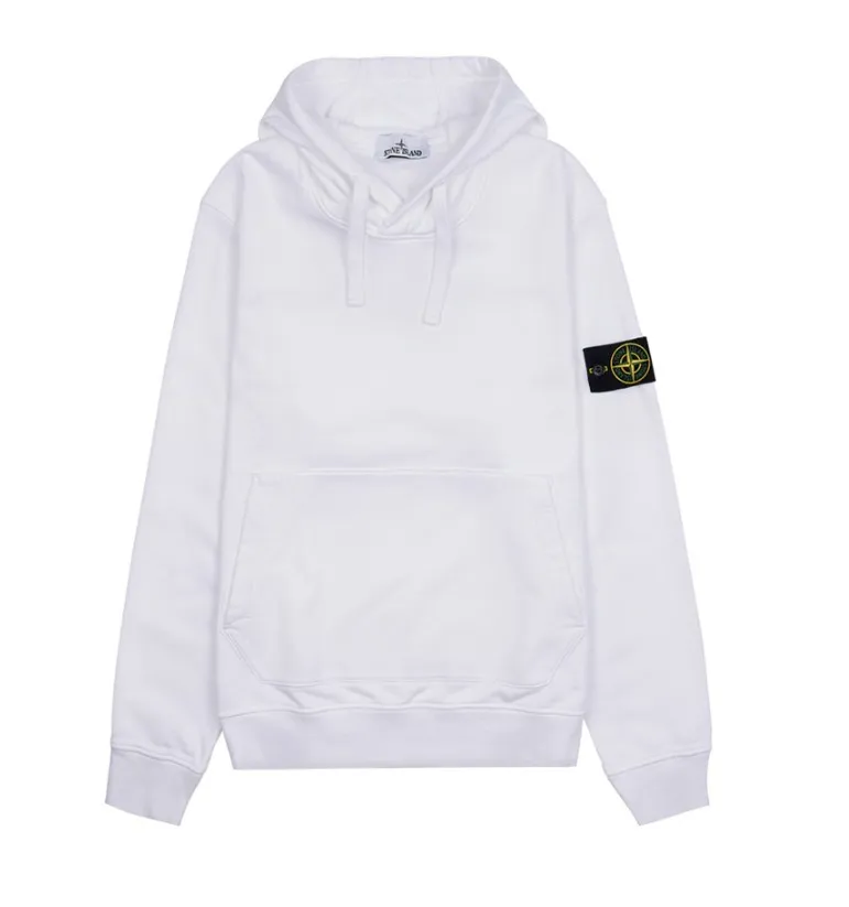 STONE ISLAND  |Street Style Logo Hoodies