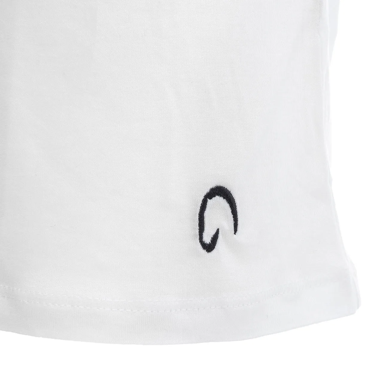 T-SHIRT CON SCOLLO A V IN COTONE Donna Bianco