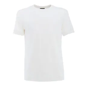 T-SHIRT GIROCOLLO STAMPA AQUILA Uomo Bianco caldo