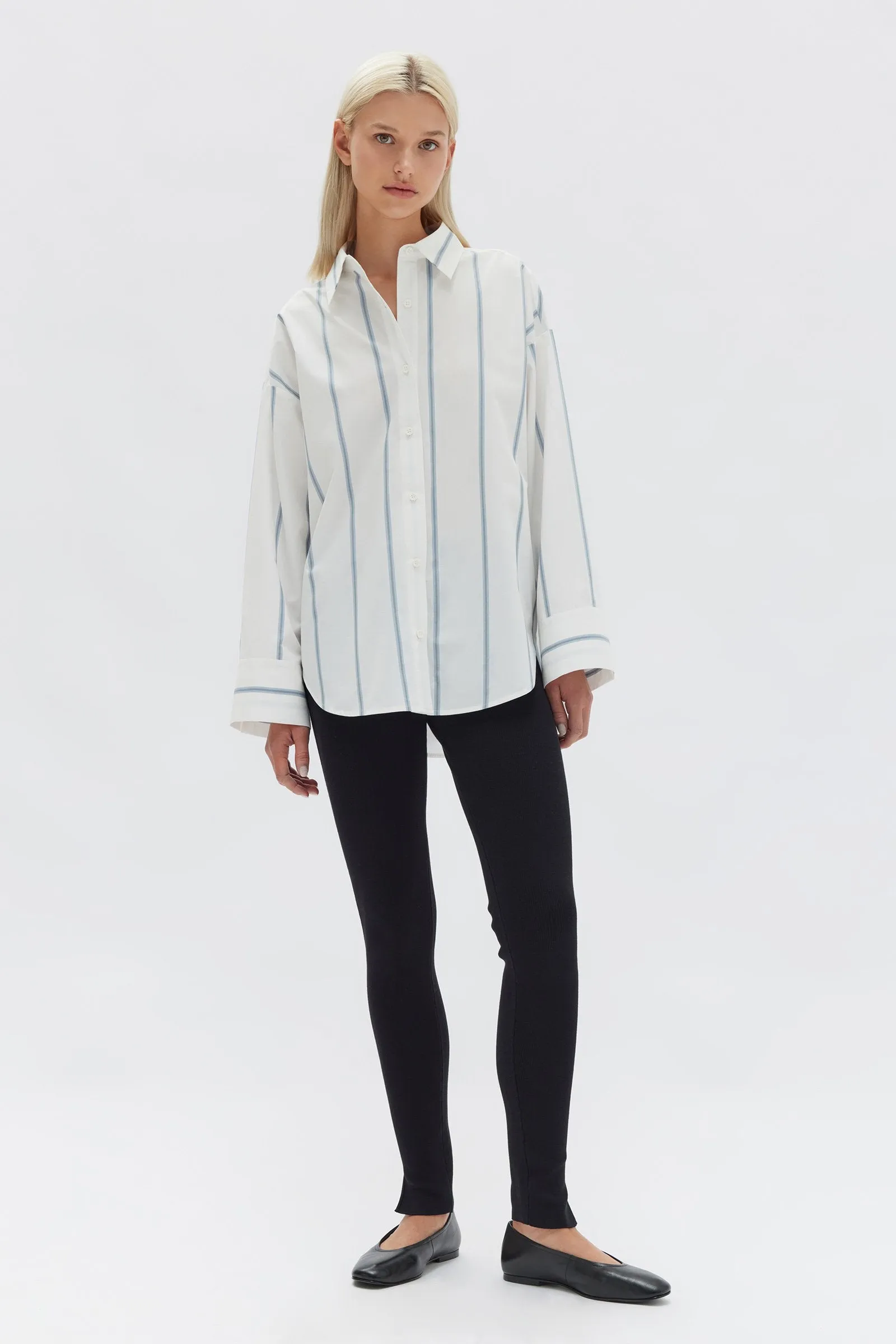 Tala Poplin Stripe Shirt