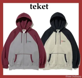 teket  |Unisex Street Style Logo Hoodies