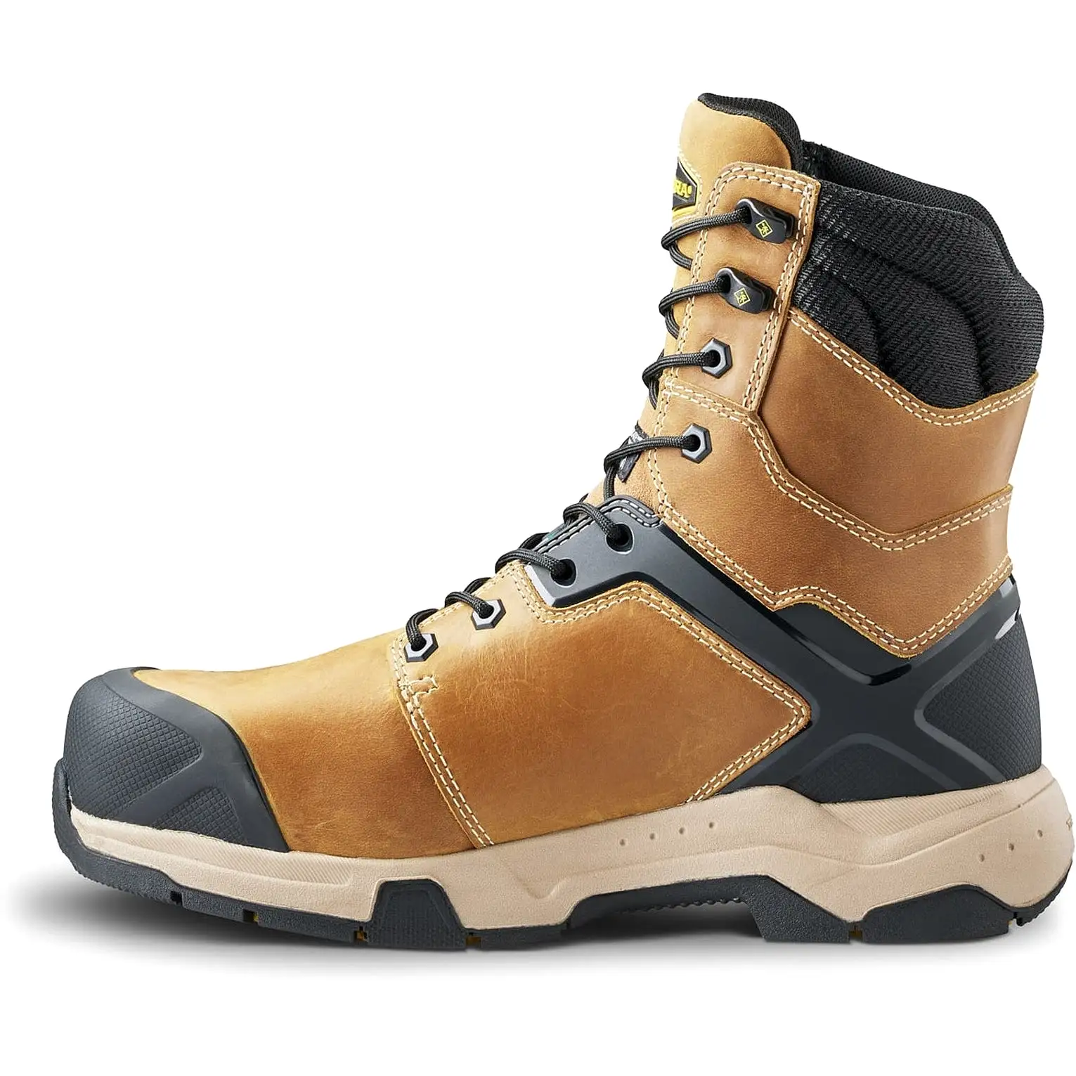 Terra Men's Carbine 8 Comp Toe WP Safety  Work Boot -Wheat- 4TCRWT