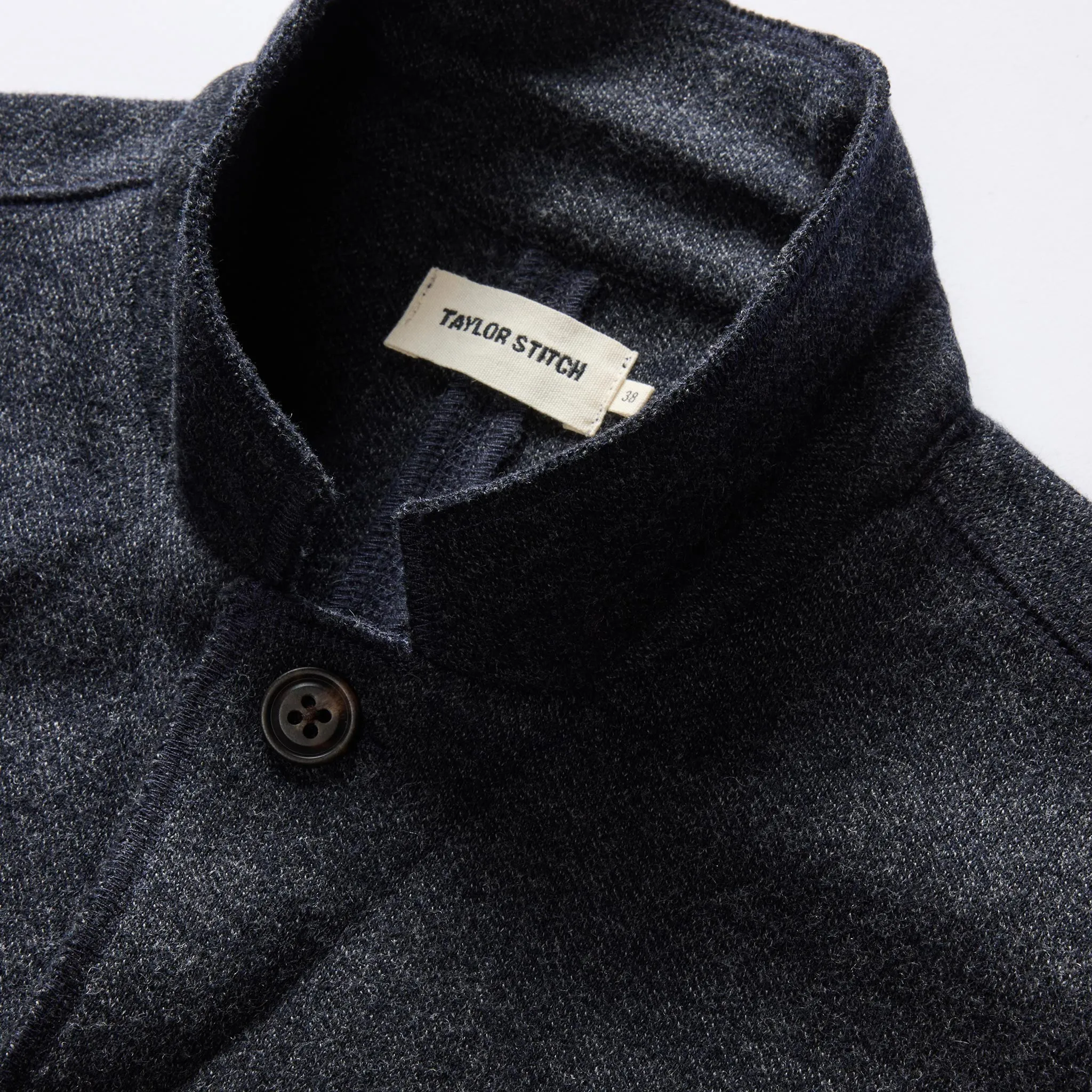 The Ridgewood Cardigan in Navy Birdseye Wool