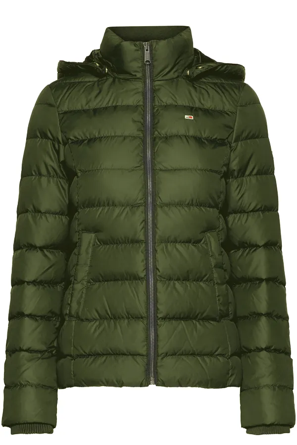 Tommy Hilfiger Women Hooded Down Jacket Army