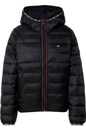 Tommy Hilfiger Women Quilted Hooded Jacket Black