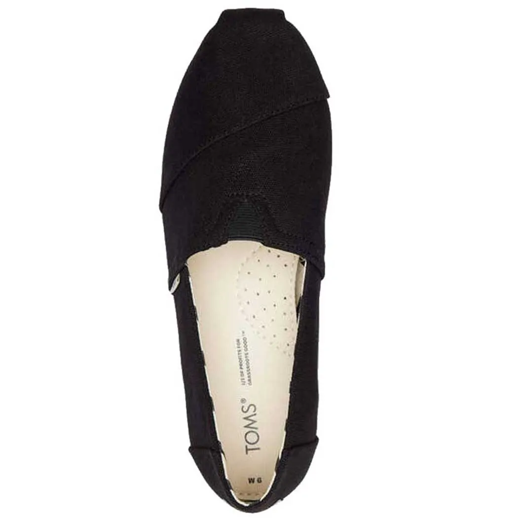 TOMS Shoes Alpargata Slip-On Black (Women's)