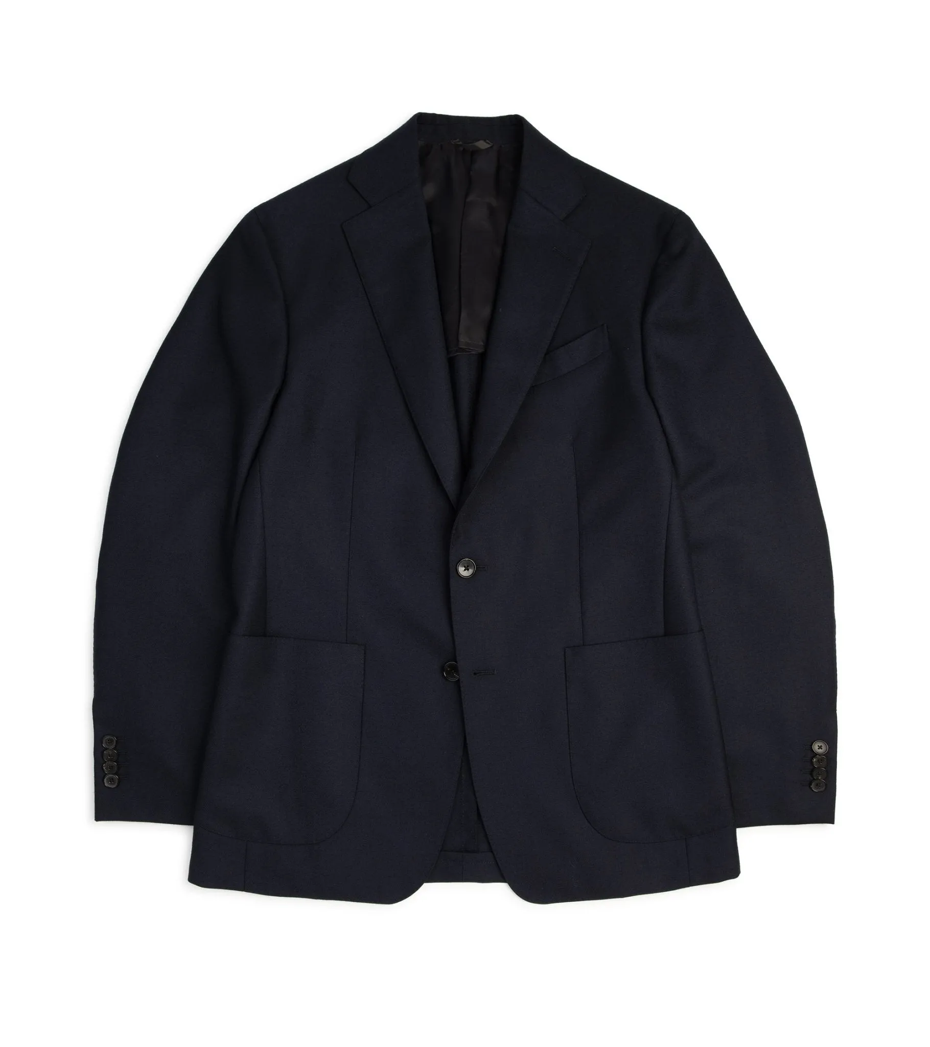 Trunk Wigmore Wool Twill Suit Jacket: Navy