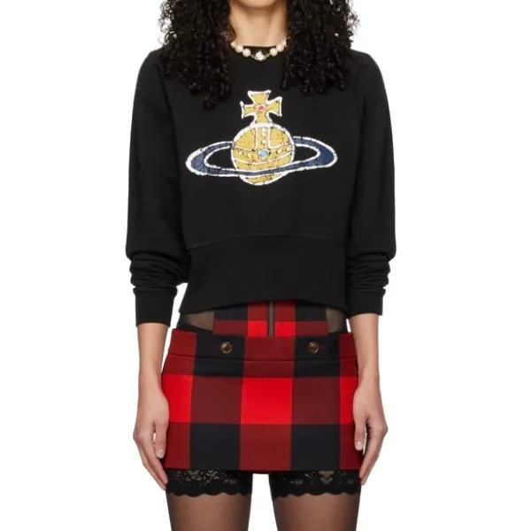 Vivienne Westwood  |Long Sleeves Cotton Logo Hoodies & Sweatshirts