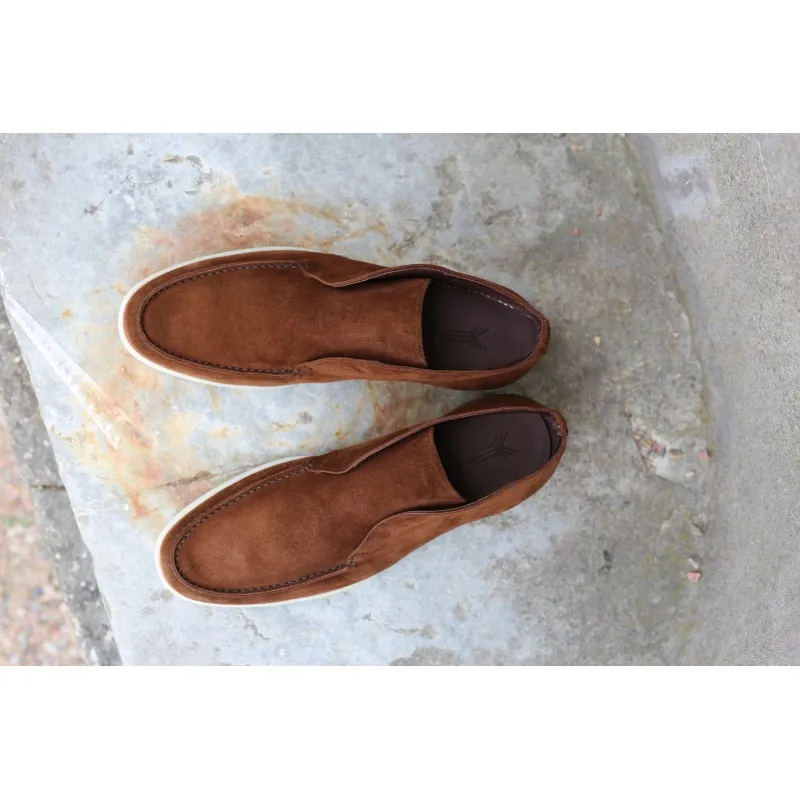 Yanko Traveler Shoes medium brown suede