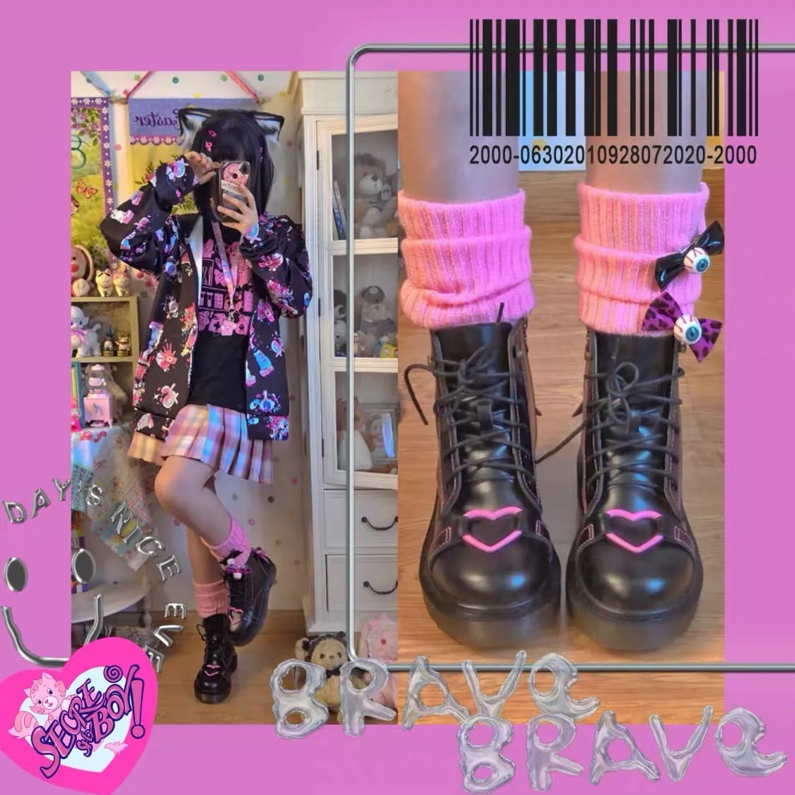 yume kawaii harajuku style sour sweet jacket