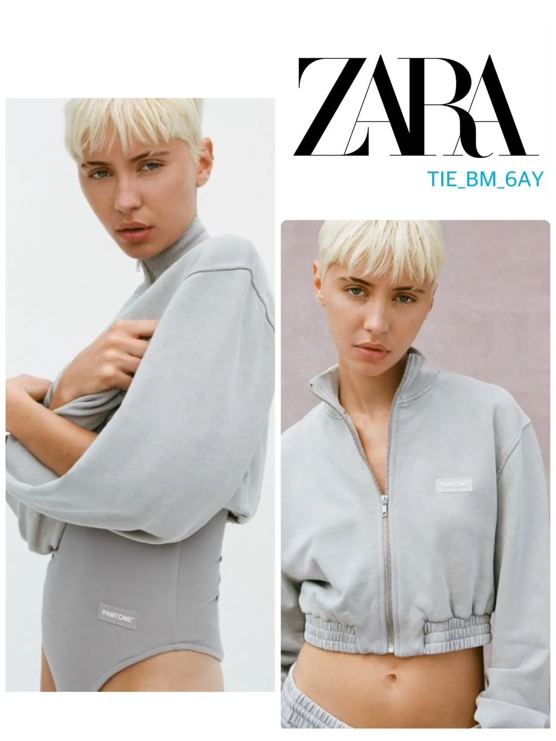 ZARA  |Long Sleeves Plain Cotton Hoodies & Sweatshirts